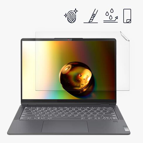 واقي شاشة kwmobile لجهاز Lenovo IdeaPad Flex 5 14 بوصة واقي شاشة - فيلم عرض غير لامع - حماية كمبيوتر محمول مضادة للوهج ومضادة للانعكاس in Kuwait