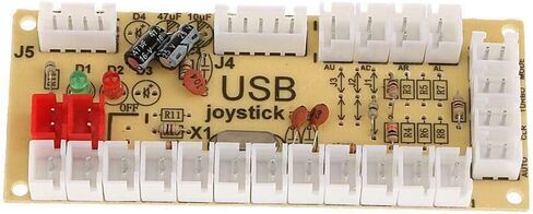 DIY Zero Delay Arcade USB Encoder Board Cable Set to Joystick for Mame Jamma PC in Kuwait