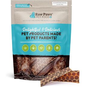 Raw Paws Pet Premium 6-inch Beef Esophagus Dog Treats, 8-ounce - Made in the USA, All-Natural Chews in Kuwait