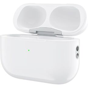 حافظة شحن لـ AirPods Pro الجيل الأول/الثاني، منفذ شاحن لـ Airpod Pro 2nd/1 علبة شاحن بديلة مدمجة 660 مللي أمبير في الساعة تدعم البطارية اللاسلكية والسلكية (Case pro 1/2 L Port) in Kuwait