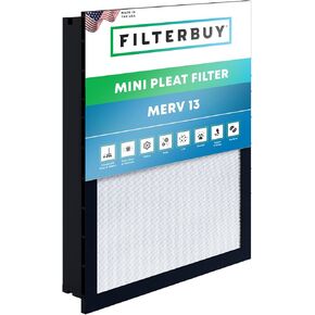 Filterbuy 16x20x4 فلتر هواء مطوي صغير MERV 13 HVAC بديل مع رأس (عبوة واحدة) in Kuwait