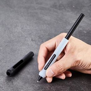 Silicone Pen Grip Holder Pen Stand Holder Compatible for Wacom Pro Pen 3 PTK470, PTK670 ，PTK870 Ergonomic Tablet Pen Protective Sleeve, Stylus Pens Accessoriesc (Black) (White) in Kuwait