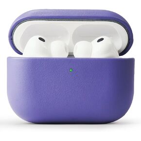 لـ AirPods Pro 3 (2025) حافظة جلدية أصلية 100%، حافظة جلدية محببة بالكامل، جزء علوي مصنوع يدويًا، حماية ضد الصدمات، شحن لاسلكي، لـ AirPods Pro 3rd Gen (برتقالي، بدون حبل) in Kuwait