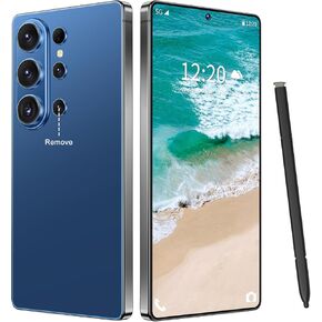 هاتف خلوي SZV 26 فائق القفل، هاتف غير مقفل 16+1 تيرابايت 5G، قلم مدمج Android 15 بطارية 7000 مللي أمبير/ساعة 6.99 بوصة هاتف ذكي عالي الدقة، ثنائي الشريحة/معرف الوجه/قفل بصمة الإصبع/نظام تحديد المواقع (ذهبي وردي، 16+1 تيرابايت) in Kuwait