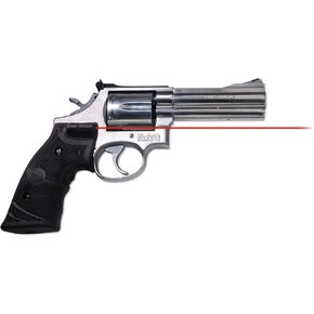 Crimson Trace LG-314 Lasergrips Laser Sight with Heavy Duty Construction and Instinctive Activation for Smith & Wesson N Frame Round Butt Revolvers, Defensive Shooting and Competition in Kuwait