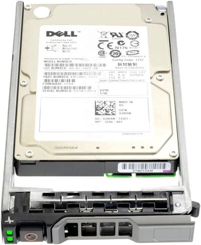Dell Compatible - 600GB 10K RPM SAS 3.5" HD - Mfg # R752K (Comes with Drive and Tray) (Certified Refurbished) in Kuwait