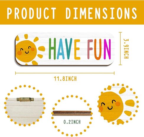 4 Pcs Playroom Sign Kids Playroom Wall Decor Playroom Rules Quotes Sign Be Nice Share Have Fun Wooden Hanging Wall Art Colorful Art Wall Plaque Playroom Decor for Little Boys Girls Bedroom (playroom in Saudi Arabia