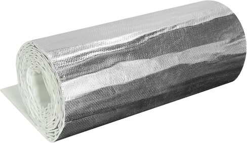 High Temperature Aluminum Foil Ceramic Fiber Pad - Heat Resistant Thermal Shield Protection Insulation Sheets (SELF-Adhesive(78MIL), 20'' x 35'') in Saudi Arabia