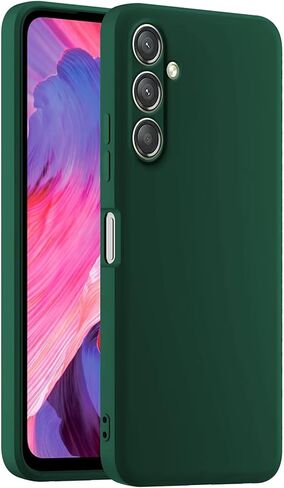 Colorful Silicone Phone Case Cover, Suitable for Samsung Galaxy A26 5G / Samsung Galaxy A26 (4G) (6.7") - Dark Green in Kuwait