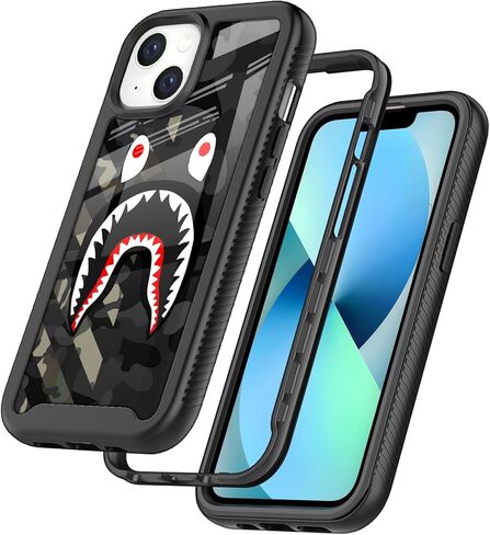 Street Fashion Cool Funny Dunk Basketball Design Compatible with iPhone 14 Case/13 Case for Boys Man Luxury Shockproof Rugged Cover Dual Layer Soft TPU Bumper Full-Body Protective Case in Saudi Arabia