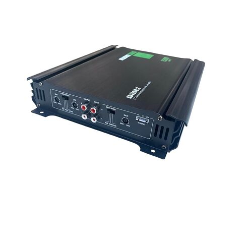 Audio360 AD1500.2 2-Channel Car Audio Amplifier, 1500W Max Power, Compact Class AB Amp with Dual 25A Fuses, 90dB SNR, Stereo/Bridged Mode in Kuwait