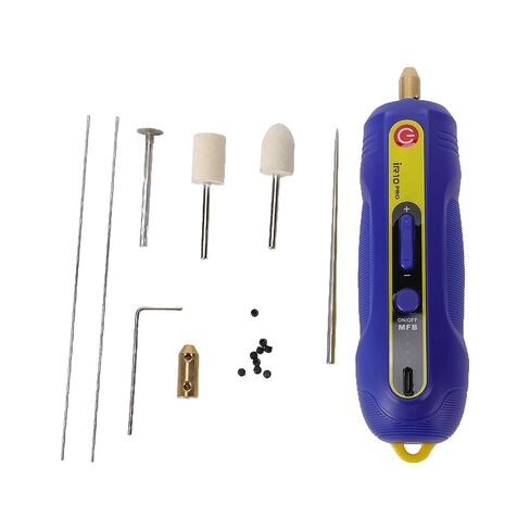 Jectse Glue Remover, Electric Mobile Phone Screen Repair Tool with 6 Needle Tips, 3 Speeds, Green LED Light, for Degumming, Grinding, Polishing, Rechargeable Handle (IR10 Glue Remover) in Kuwait