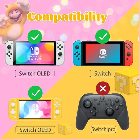 NANANINO Cute Silicone Joycon Thumb Grip Caps (Yellow) in Kuwait