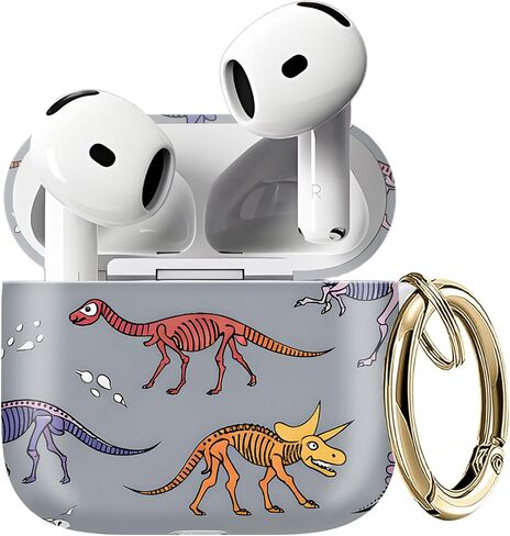 for AirPods 4 Case, Cute AirPod 4th Generation Cases Cover for Women Girly with Gold Keychain for AirPod 4 Cover 2024 (Blue Bow) in Kuwait