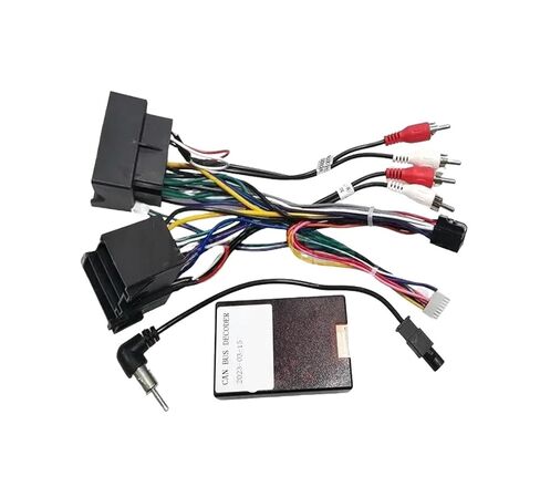 16 pin Android Wiring Harness Power Cable Box Compatible with Audi A3 08-13, A4 04-09, TT 06-14(Harness with Canbus) in Kuwait