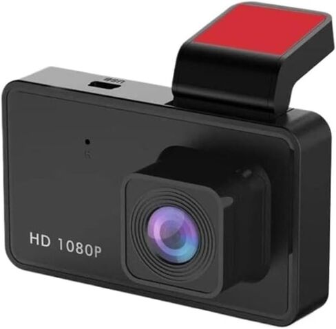 3-Inch 1080P HD Dash Cam for Cars, Wide-Angle Driving Recorder with Night Vision, Loop Recording (Black) in Kuwait