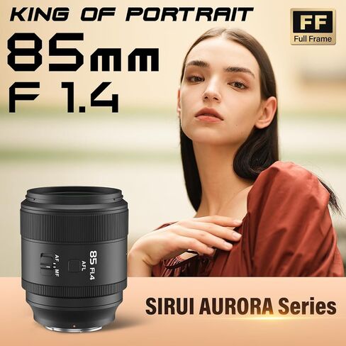 SIRUI Aurora F1.4 Full Frame Auto Focus Lens Set, 85mm Telephoto Prime Portrait & 35mm Wide Angle Prime Lens for Z Mount Cameras, Black in Kuwait