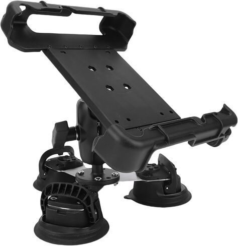 Sorandy Triple Suction Cup Tablet Mount, Aluminum Alloy Nylon Anti Shake Boat Marine Holder, Premium Springs Holder for 1 1.5 Inch Ball Head Replacement in Kuwait