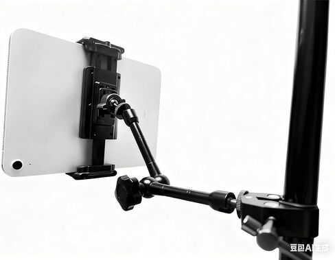 Multi-Scene Universal Tablet Holder 360° Adjustable Mount for Treadmills, Exercise Bikes, Strollers, Wheelchairs, Golf Carts & More, with Secure Clamp for 4.7–12.9" Tablets & Phones in Kuwait