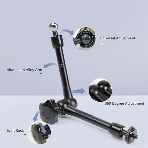 Multi-Scene Universal Tablet Holder 360° Adjustable Mount for Treadmills, Exercise Bikes, Strollers, Wheelchairs, Golf Carts & More, with Secure Clamp for 4.7–12.9" Tablets & Phones in Kuwait
