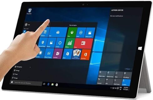 Microsoft Surface Pro 3 Tablet PC, 12" (2160 x 1440) Touchscreen, Windows 11 Pro, Intel Core i5-4300, 8GB RAM, 256GB SSD, CAM (Renewed) in Kuwait
