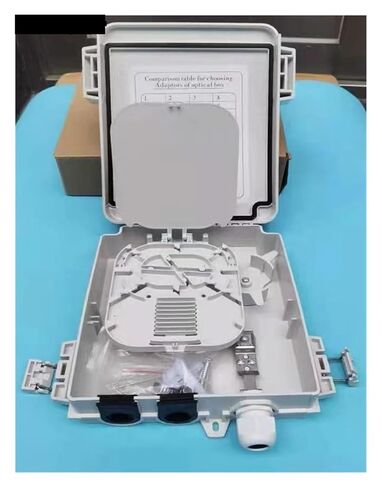 صندوق توزيع الألياف 8-Core Single 220 * 190 * 50mm FDB التجارة الخارجية 8 منافذ ضميمة الألياف الضوئية FTTH in Kuwait