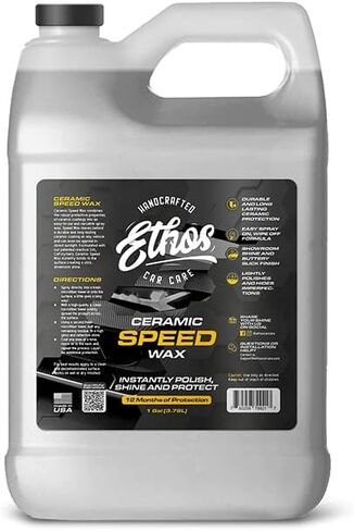 Ethos Ceramic Wax - Aerospace Coating Protection | Ceramic Polish and Top Ceramic Coat | Ceramic Car Coating | Slick, Hydrophobic Finish in Saudi Arabia
