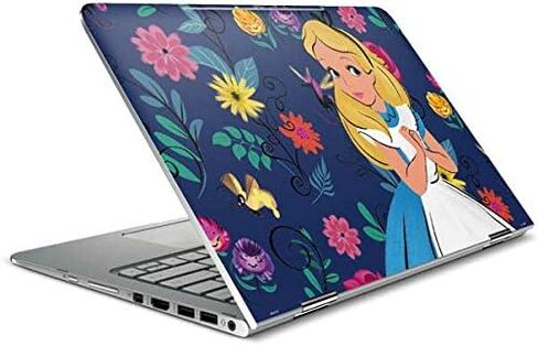 Skinit Decal Laptop Skin Compatible with Spectre x360 15.6in (2-in-1) - Officially Licensed Disney Alice in Wonderland Floral Print Design in Kuwait