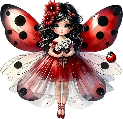 سحر الأكريليك لقابس الغبار من Ladybug Fairy Girl للمنتجات الإلكترونية، قلادة سدادات غبار بمنفذ شحن من النوع C متوافقة مع الكمبيوتر اللوحي للهاتف القارئ الإلكتروني، هدية لعيد الميلاد وعيد الميلاد ويوم الذكرى السنوية in Kuwait
