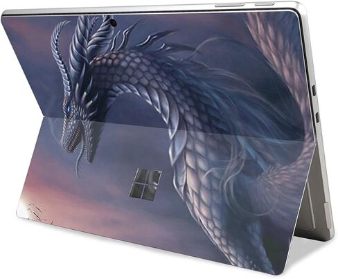 غلاف الكمبيوتر اللوحي متوافق مع Microsoft Surface Pro 11 (2024-2025) - Dragon Fantasy - غطاء لاصق واقي من الفينيل الفاخر 3M - سهل الاستخدام | صُنع في الولايات المتحدة الأمريكية بواسطة MightySkins in Kuwait