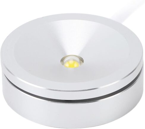 Alomejor Round USB Plug in Compact LED Showcase Lamp with Long Cable for Cupboard Entrance 5V (Netural Light) in Kuwait