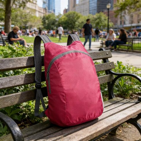 Lightweight Hiking Backpack, Waterproof Camping Packable Backpack Ultralight for Travel, Airplane, Small Hiking Daypack for Adults(Red) in Kuwait