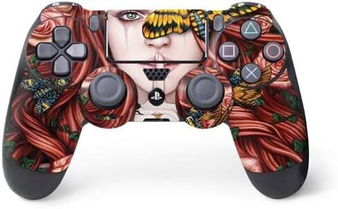 Skinit Decal Gaming Skin Compatible with PS4 Controller - Officially Licensed Purple Unicorns by Cat Coq Design in Kuwait