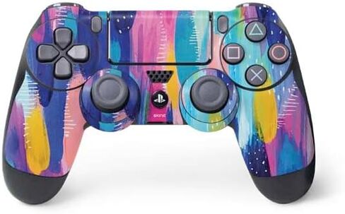 Skinit Decal Gaming Skin Compatible with PS4 Controller - Officially Licensed Purple Unicorns by Cat Coq Design in Saudi Arabia