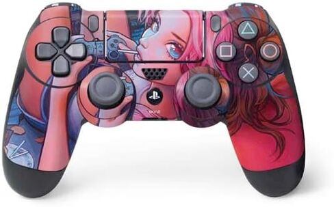 Skinit Decal Gaming Skin Compatible with PS4 Controller - Officially Licensed Purple Unicorns by Cat Coq Design in Saudi Arabia