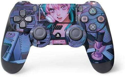 Skinit Decal Gaming Skin Compatible with PS4 Controller - Officially Licensed Purple Unicorns by Cat Coq Design in Saudi Arabia