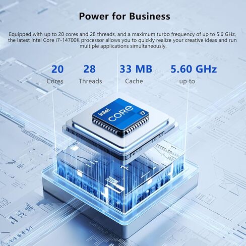 كمبيوتر مكتبي HP Z2 G9 SFF Business Workstation، Intel 20-Core i7-14700K (حتى 5.6 جيجا هرتز)، 64 جيجا DDR5، 2 تيرابايت SSD، DP، Type-C، Wi-Fi، لوحة مفاتيح وماوس سلكية، Windows 11 Pro، كمبيوتر شخصي صغير الحجم عالي الأداء in Kuwait