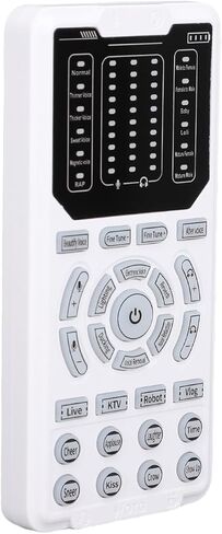 Voice Changer, Portable Sound Card with 15 Voice Modes, 10 Level Sound Tuning, Noise Reduction Technology, for Live Streaming, Gaming, Karaoke on Phone, Laptop, Computer in Kuwait