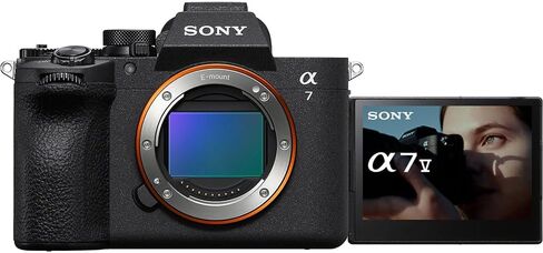 مجموعة كاميرا Sony ILCE-7M5/B a7 V كاملة الإطار بدون مرآة مع عدسة FE مقاس 50 مم F1.8، وفلاش Speedlight MK320، وحامل أحادي 72 بوصة، وبطاقة ذاكرة 64 جيجابايت، ومجموعة Corel Photo Video Suite، وحقيبة كاميرا صور ديكو + المزيد in Kuwait