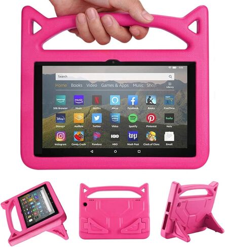Fire HD 8 Case,Fire HD 8 Tablet Case for Kids,(2024/2022/2020 Release,12th/10th Gen),Lightweight Shockproof Kid-Proof Cover with Stand Kids Case for Fire HD 8 Plus Tablet & Fire HD 8 Kids Pro Tablet. in Saudi Arabia