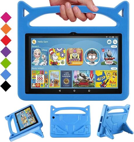 Fire HD 8 Case,Fire HD 8 Tablet Case for Kids,(2024/2022/2020 Release,12th/10th Gen),Lightweight Shockproof Kid-Proof Cover with Stand Kids Case for Fire HD 8 Plus Tablet & Fire HD 8 Kids Pro Tablet. in Saudi Arabia