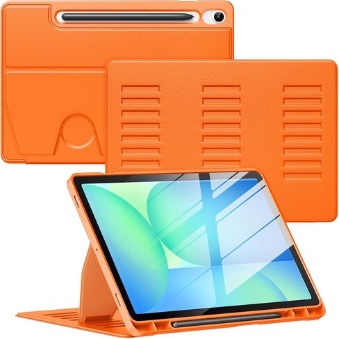VIKESI Case for Samsung Galaxy Tab S10 Lite / S10 FE 10.9-Inch,Multiple Angles Stand Cover,Soft Back,Pencil Holder,and Auto Sleep/Wake,Black in Saudi Arabia