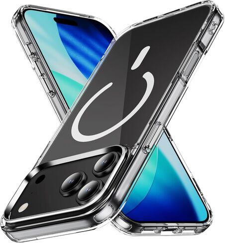 Nakedcelllphone Combo for iPhone 17 Pro Max Phone Case, Anti-Shock Case and Belt Clip Holster Holder (Compatible with MagSafe) - Clear in Kuwait