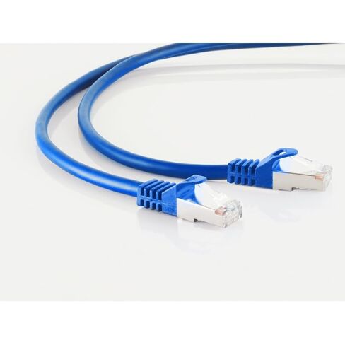 Basic-S 0.5 m Cat7 S/FTP (S-STP) Network Cable – Network cable blue (0.5 m, CAT7 S/FTP (S-STP) RJ-45, RJ45, BLUE) in Kuwait