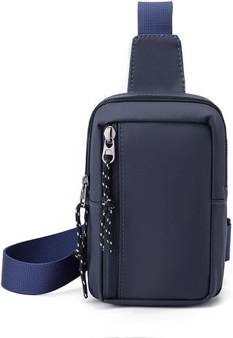 Mini Sling Bag for Men/Women, Waterproof Utility Crossbody Backpack Chest Bag for Hiking Travel Sports Running (Black) in Kuwait