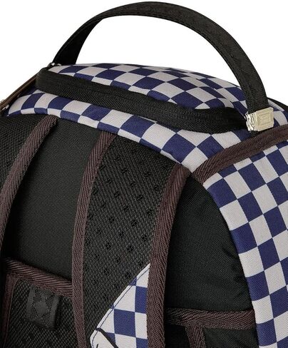 Sprayground Ichimatsu Moyo Camokawa Shark Backpack, Blue, Japanese Checkered Camo Pattern in Kuwait