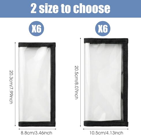 12PCS Fishing Lure Wraps Clear Water-Resistance PVC Fishing Lure Covers Protect Pets and Fishermen Safe from Sharp Hook Transparent Lures Fishings Bait Hook Storage 6L+6M in Kuwait