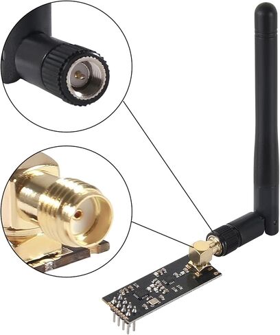 3 قطع NRF24L01+PA+LNA 2.4 جيجا هرتز وحدة إرسال واستقبال لاسلكية مع هوائي SMA ومحول اندلاع نطاق 1100 متر على اللوحة منظم 3.3 فولت لاردوينو in Kuwait