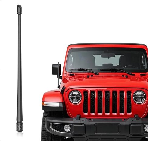 هوائي 13 بوصة متوافق مع Jeep Wrangler Gladiator JK JKU JL JLU Rubicon Sahara Unlimited Sport، لاستبدال هوائي Jeep Wrangler مقاس 13 بوصة in Kuwait