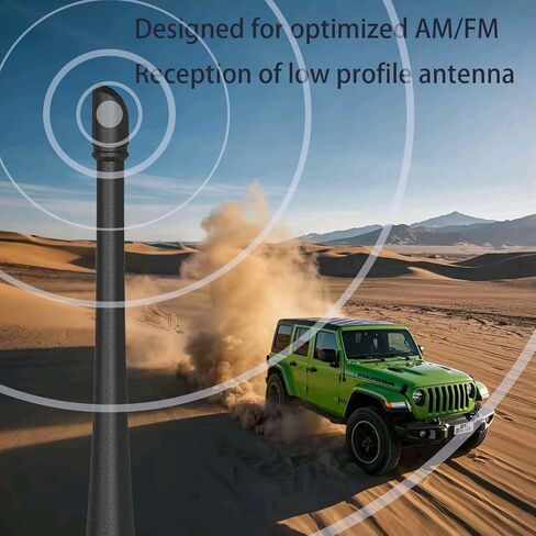 هوائي 13 بوصة متوافق مع Jeep Wrangler Gladiator JK JKU JL JLU Rubicon Sahara Unlimited Sport، لاستبدال هوائي Jeep Wrangler مقاس 13 بوصة in Kuwait